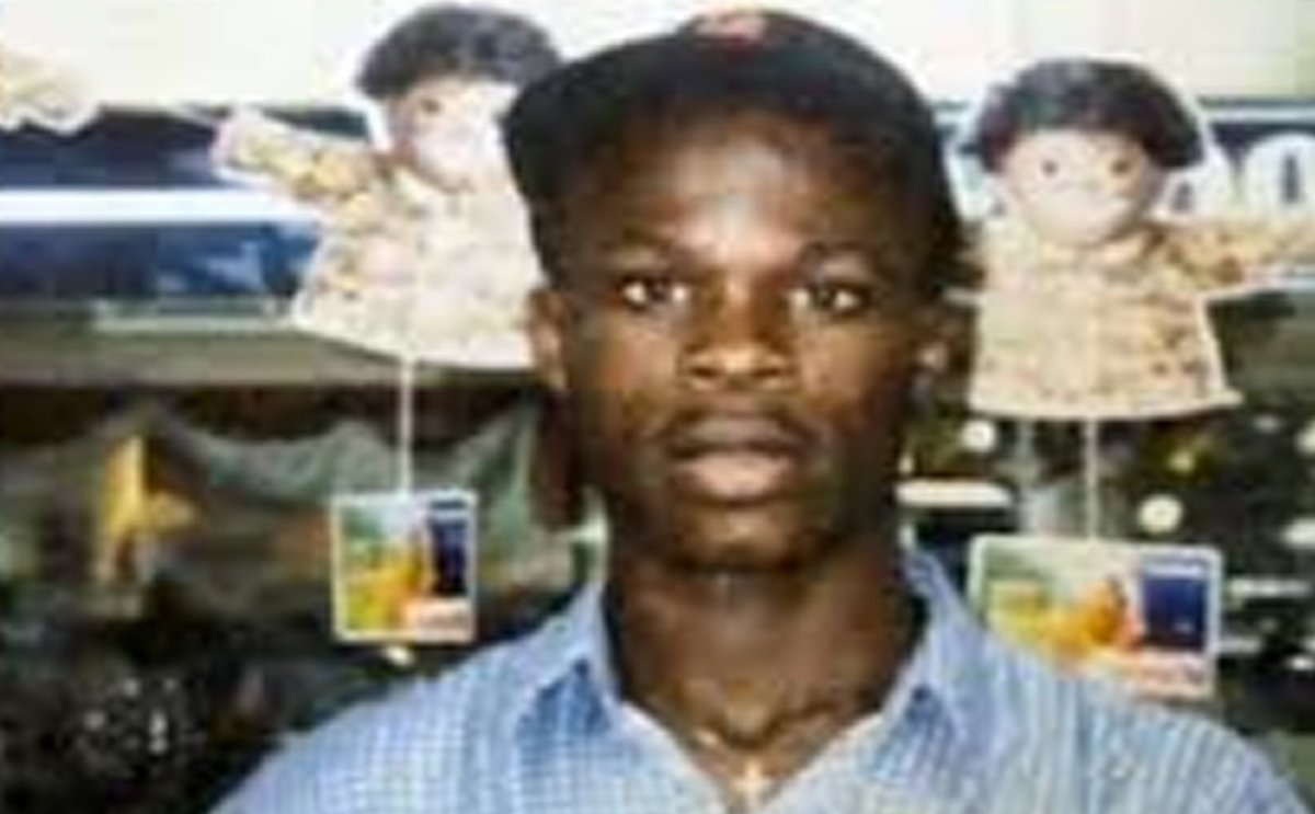 Tochi, aged 21, was hanged in Changi Prison on 26 January 2007. Also executed on that day was Okele Nelson Malachy (a.k.a. Marshall, the man he was to have delivered the capsules to)."How small the coffin was!" a friend recently remarked as she recalled his funeral.  #RIP