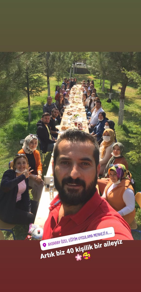 40 kişilik ailemizle sizleri de kahvaltıya bekliyoruz sayın valim 🥰🌸 @hmzaydg
