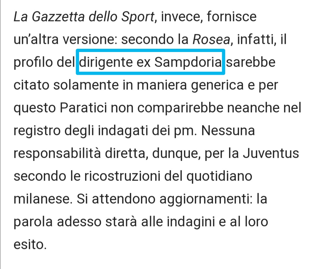 Pistogolblasta2's tweet photo. Caso #Suarez, nelle telefonate spunta il nome di #Paratici e di colpo viene descritto non più come il dirigente #Juve ma il dirigente ex #Sampdoria.

La prostituzione intellettuale 👇 https://t.co/kZSAxawQTA
