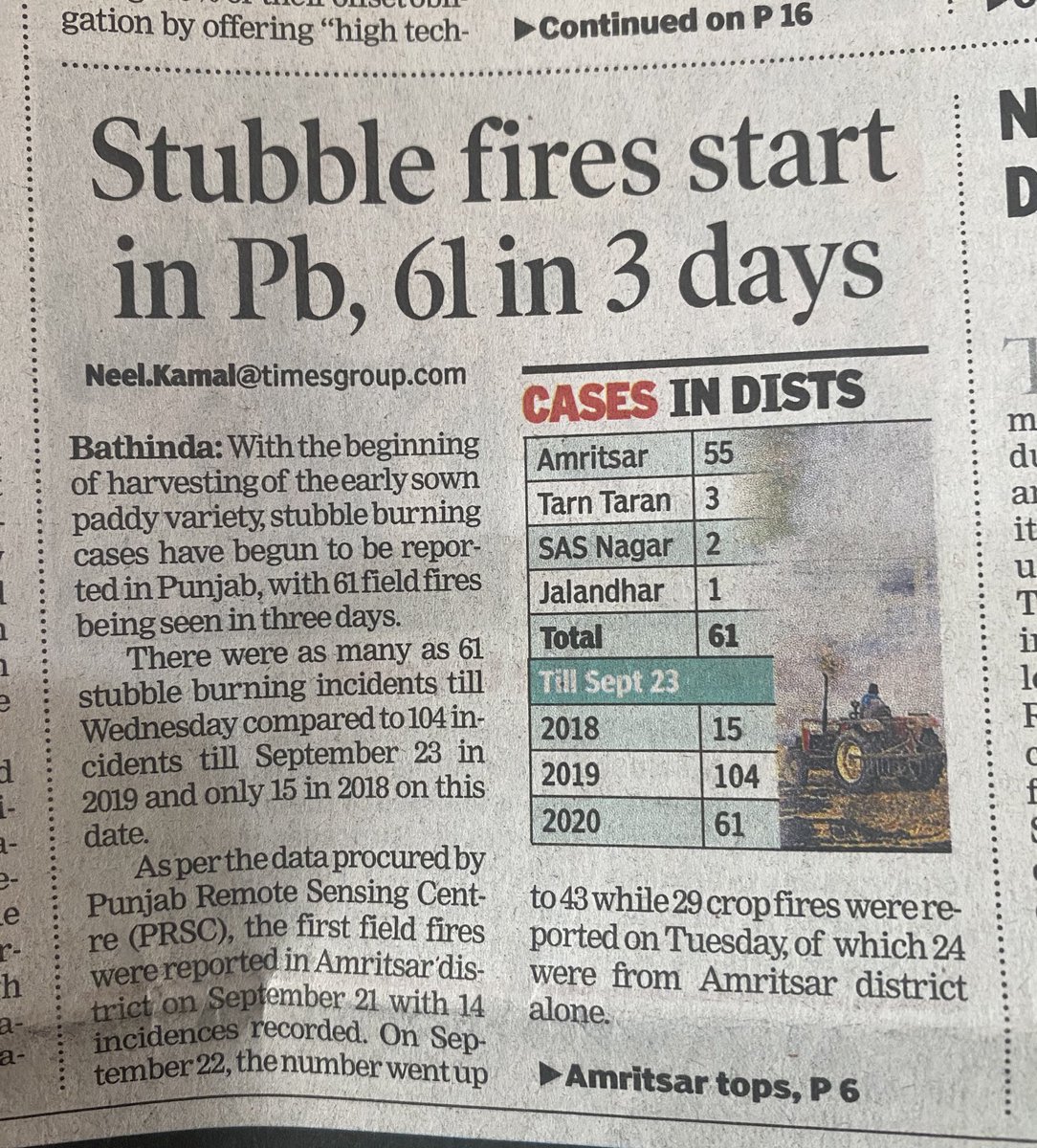 paveela's tweet photo. Is this how the @PunjabGovtIndia is tacking stubble fires! So many promises for what?This has to stop!We all have to protest! @AdityaDubey2003 @anujbanka43 @anujabali @moefcc what r u doing ? @CPCB_OFFICIAL ?? Hnrble @vpsbadnore can’t you intervene? @BalbirSinghMLA ?? https://t.co/PxpJrefrxO