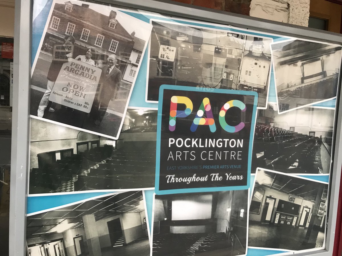 sideshowmagic's tweet photo. Delighted to be at #PocklingtonArts Centre today and greeted by lovely photo outsides of great friends Pat, Jon and Maxwell Gresham. https://t.co/uLgj1mDFVf