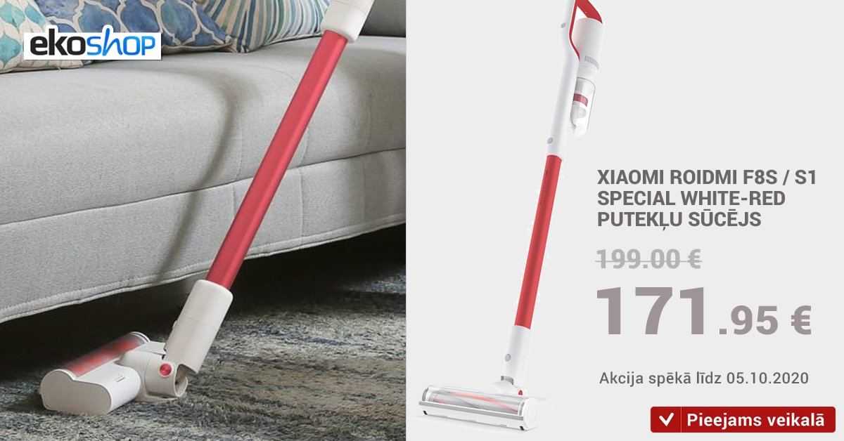 EKOSHOPLV's tweet image. Jaunums veikalā - jaudīgais un elegantais Xiaomi bezvadu putekļsūcējs, pieejams jau šodien, veikalā!
bit.ly/3cqrc5S
Akcija spēkā līdz 05.10.2020.

#Xiaomi #Putekļsūcējs #Bezvaduputekļsūcējs
