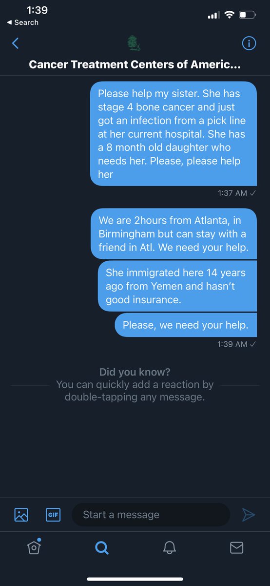 TheAshleyButts's tweet photo. @shaunking Please help us! Please tweet @CancerCenter https://t.co/FyjH8qDF6M