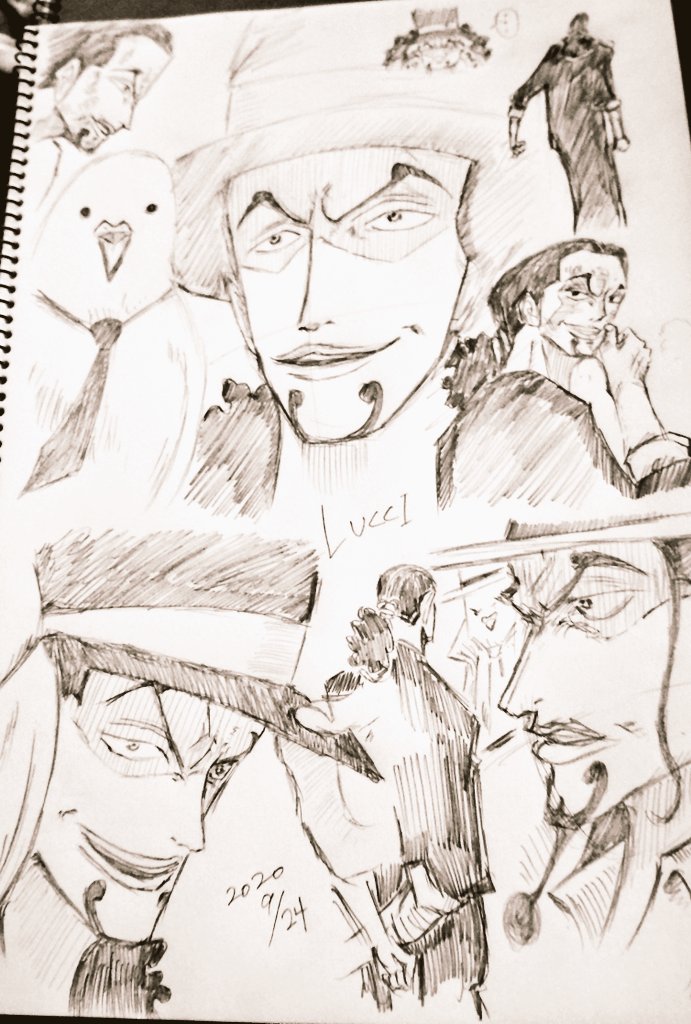 Yamatoro A Twitter Cp9大好きです ロブ ルッチ氏の腕まくりが 出来る男の証っぽくていいですよね 描いていて楽しいキャラは幸せな気持ちになります Onepiece 1日1イラスト Cp9 ロブルッチ