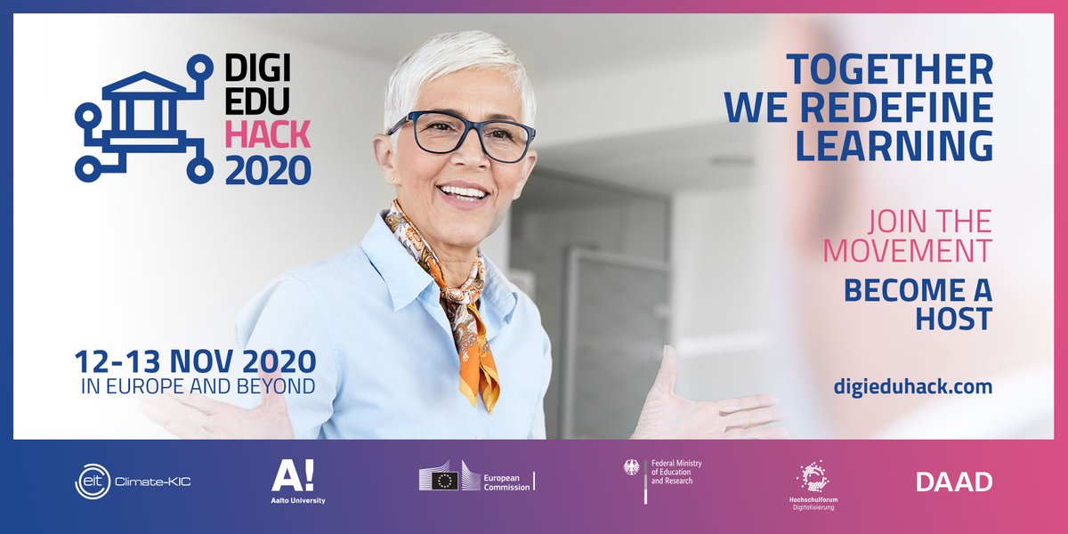 codeisloading's tweet image. Join the movement and co-create the future of education on the 12-13 November 2020 
#WeRedefineLearning
 digieduhack.com