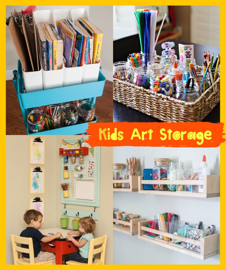MakeshiftMakes's tweet photo. Some ideas for kids art storage:
📌Trolley – portable to move out of the way when not in use
📌Baskets/Boxes – great to keep materials organised and in easy reach
📌Peg board – organise a variety of materials in one space
📌Shelves – materials on display are easy to find https://t.co/8mGWTLWvu7
