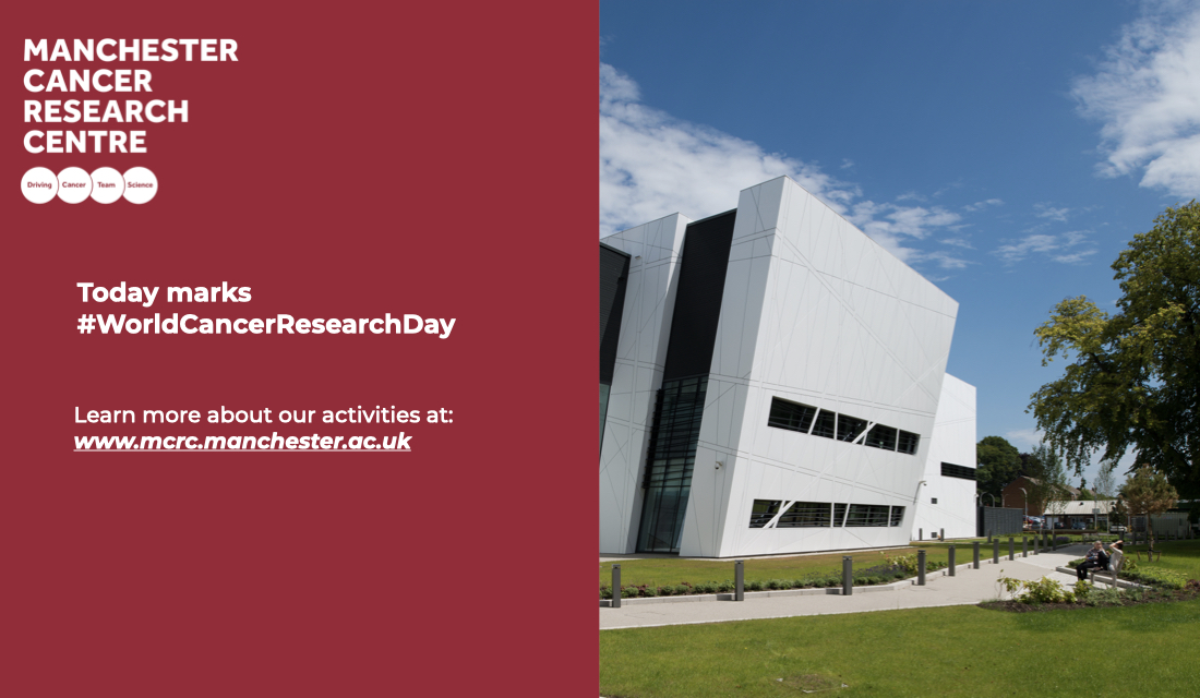 MCRCnews's tweet photo. Today marks #WorldCancerResearchDay
International collaborations and #CancerTeamScience are both key to drivers of innovation that improve patient outcomes.
So today we say thanks to the scientists, clinicians, patients and others who help to make progress possible. https://t.co/Zv4pGLBzKa