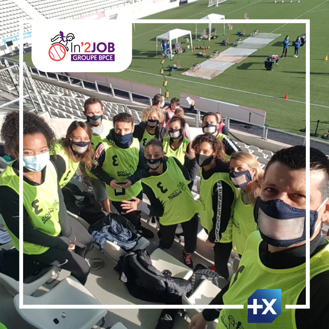 BP_RivesParis's tweet photo. [#IN2JOB]⚽️♿️
Notre team #Rives4All est sur les starting-block pour le début des épreuves. Bonne chance à eux !! On est derrière vous !!! 💪
#In2JobBPCE @Talenteo @BPCErecrutement @BP_RivesParis https://t.co/GW2VtyA7ht