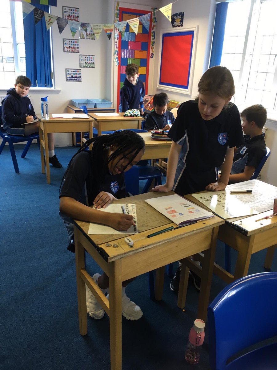 TheChadderton's tweet photo. Our year 6 children are busy preparing a broadcast in history. #prep6 #chadderton https://t.co/wUmcuY0cJQ
