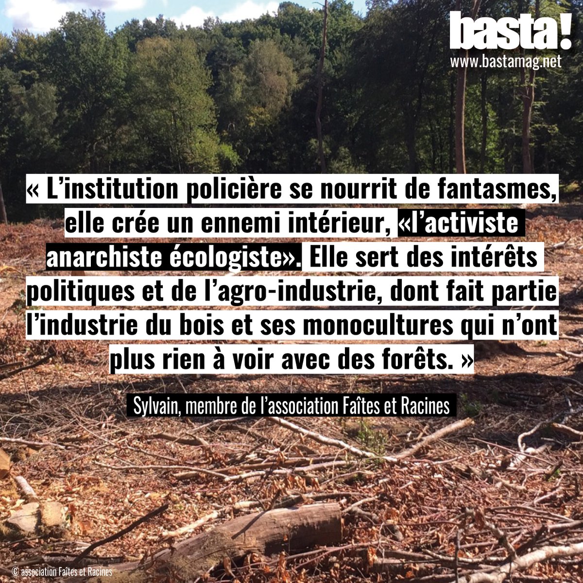 Finalement vendue à un agriculteur, la forêt convoitée a été rasée cet été 2020. Pour la DDT, « la coupe de ces parcelles ne constitue pas une infraction au code forestier ». Un avis que ne partage pas l’asso, « le bois a été coupé à plus de 90% sur la totalité des 8,5ha ».