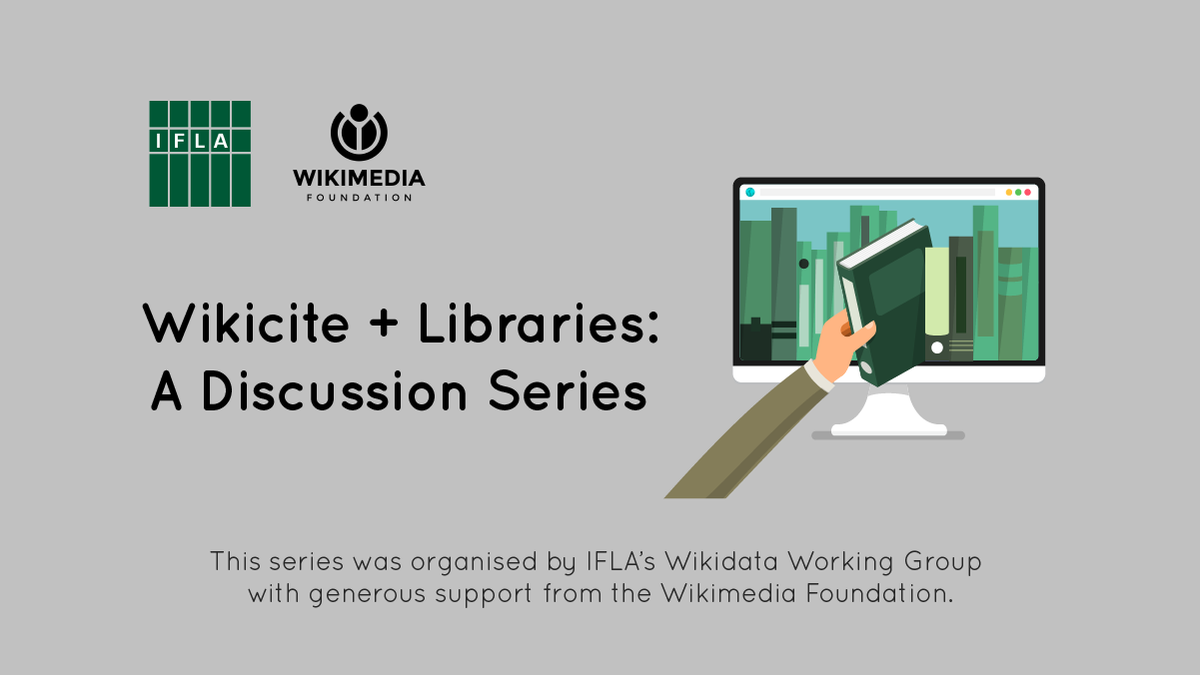 Are you curious about how librarians can enrich the Wikimedia landscape? 

Our Wikicite Discussion Series - generously supported by the <a href="/Wikimedia/">Wikimedia Foundation</a> Foundation and the IFLA Wikidata Working Group - is here to guide the way! 
 
Watch the videos here: bit.ly/3kCOhVV