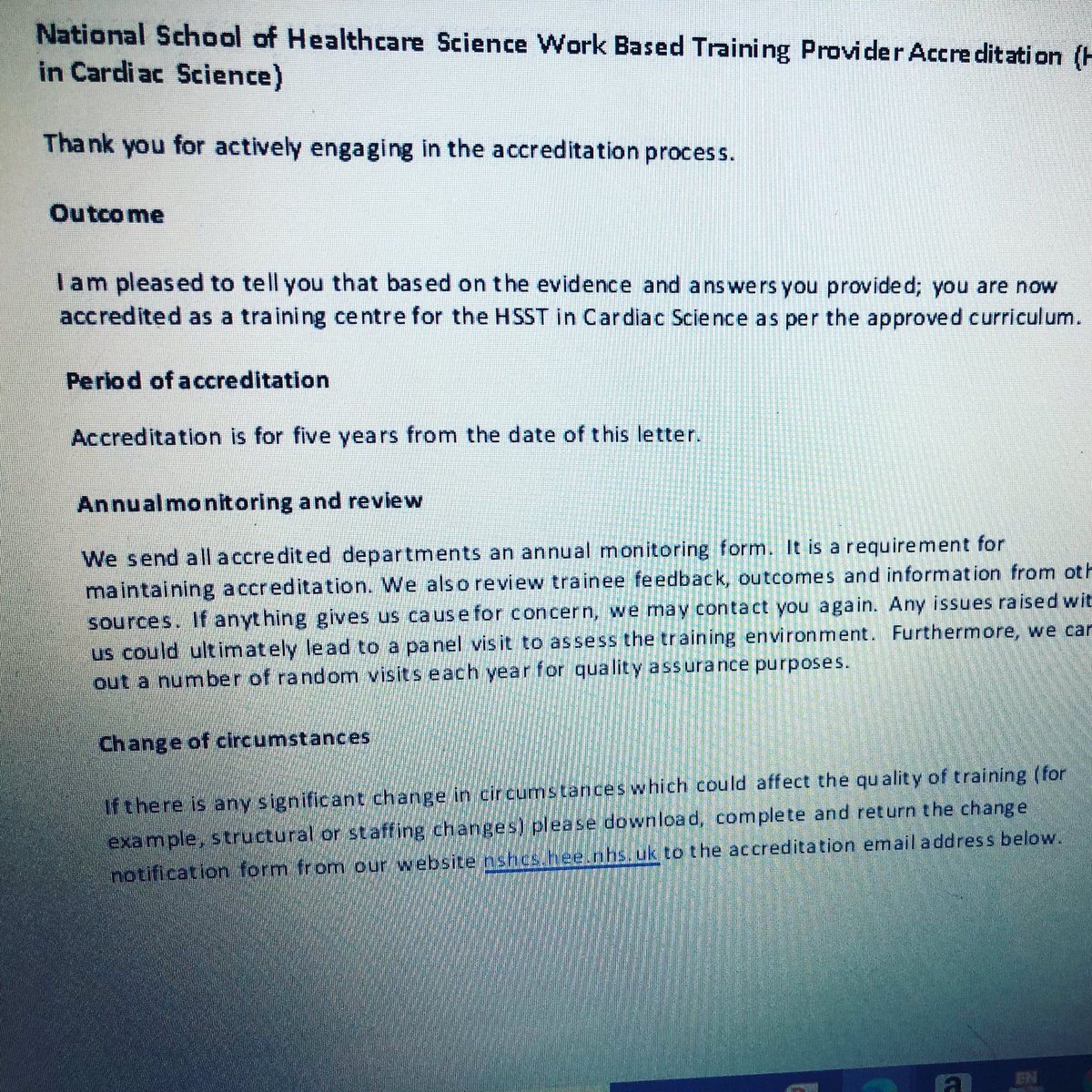 Nolan Stain (@drnolanstain) on Twitter photo Barts Cardiac Science receives Higher Specialist Scientist Training (HSST) Accreditation. Thank you <a href="/JMalcolmson84/">James Malcolmson</a> for bringing it together <a href="/BartsHCS/">Barts Healthcare Science Network</a> <a href="/londonechotech/">David Hoare</a> @JKBartsHeart @TheClinSci <a href="/Han_Crane/">Hannah Crane</a> <a href="/James_Elliott01/">James Elliott</a> <a href="/RachelNunes20/">RachelNunes</a> <a href="/catherinemross/">Prof Catherine Ross</a> <a href="/mdstbarts/">Charles Knight OBE</a> @AnaNogu53232529 Barts Cardiac Science receives Higher Specialist Scientist Training (HSST) Accreditation. Thank you <a href="/JMalcolmson84/">James Malcolmson</a> for bringing it together <a href="/BartsHCS/">Barts Healthcare Science Network</a> <a href="/londonechotech/">David Hoare</a> @JKBartsHeart @TheClinSci <a href="/Han_Crane/">Hannah Crane</a> <a href="/James_Elliott01/">James Elliott</a> <a href="/RachelNunes20/">RachelNunes</a> <a href="/catherinemross/">Prof Catherine Ross</a> <a href="/mdstbarts/">Charles Knight OBE</a> @AnaNogu53232529