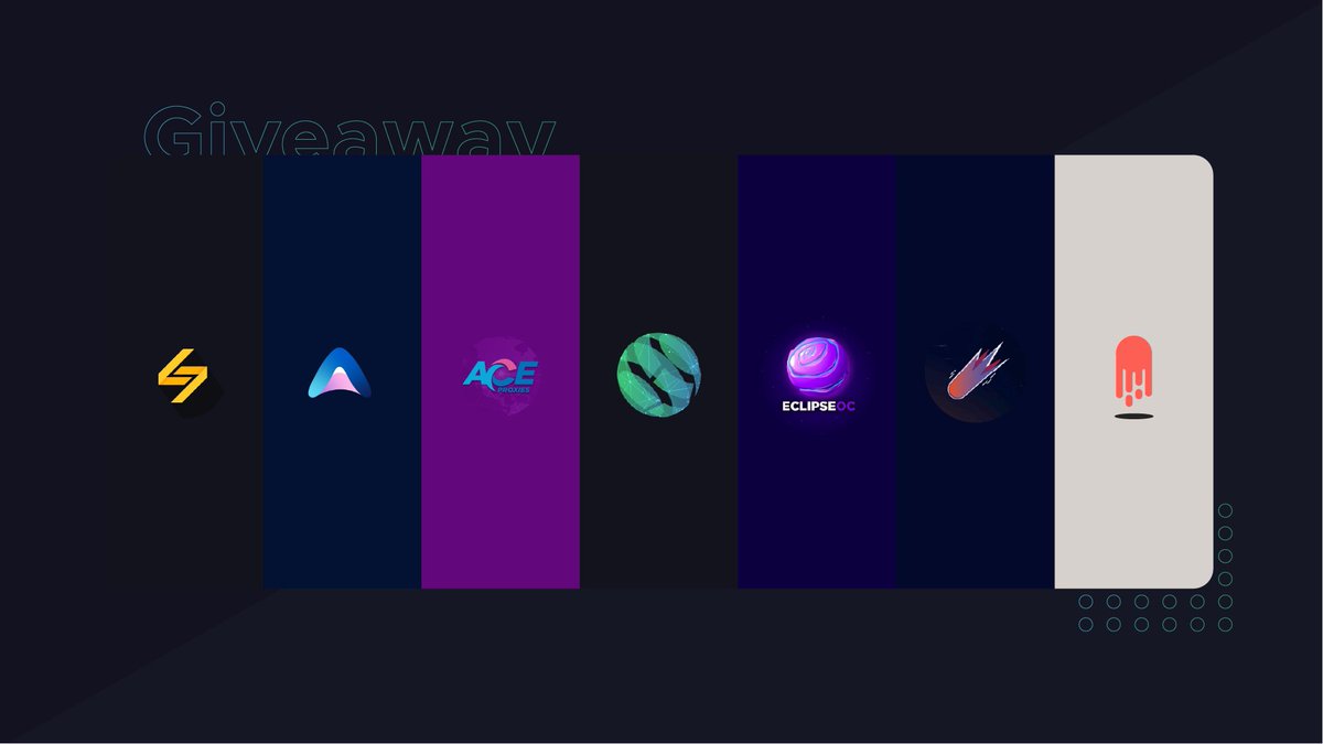 ProxiesCyber's tweet image. 🌐New Giveaway🌐

🎁Prizes
@ProxiesCyber 1 GB 
@EclipseOC 3 Aged gmails
@Astro_Alerts 3 Memberships
@AceProxies 25 Dcs
@aurorarobotic 1 Beta License 
@lightningcooks 1 Month
@GhostProxiesIO 25 Dcs

📌Rules
1- Follow all accounts
2- Retweet &amp;amp; Like
3- Tag 1 Friend

🍀Ends in 2 days