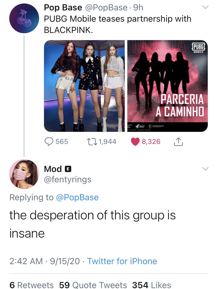 A whole thread with 16k likes over a random post on Facebook that allowed hundreds of people to degrade, slutshame and just straight up disrespect Blackpink unprovoked