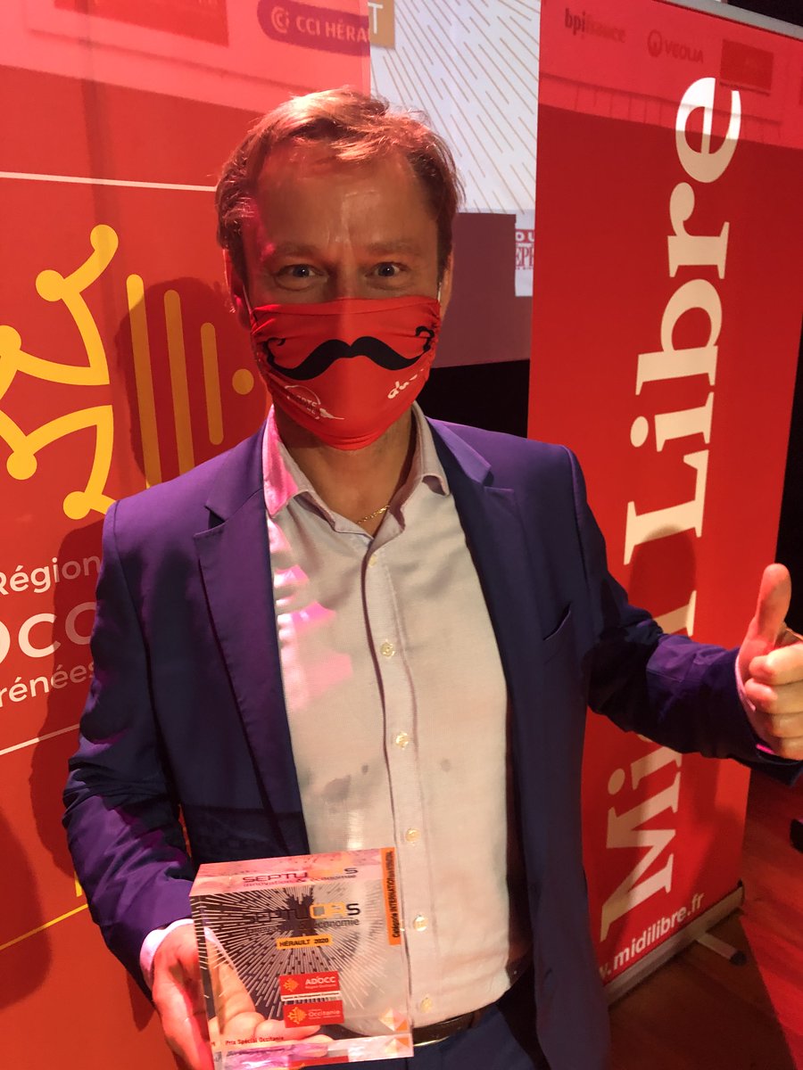 DuoDisplay's tweet image. Philippe BEILLE PDG de #duodisplay 
Lauréat dans la catégorie INTERNATIONAL #septuors
#MaskPocketChallenge