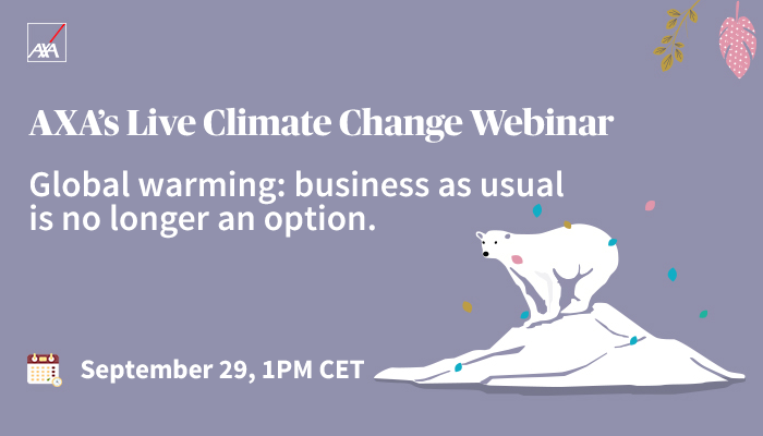 AXA's tweet photo. [🗓️ Save the Date]
Veronique Andrieux, CEO of @WWFFrance will be joining our climate change webinar to discuss the crucial role companies play in the transformation of our models as we transition towards a more sustainable economy.
Learn more: https://t.co/a9fQA4glcL https://t.co/GSM8ws5TaA