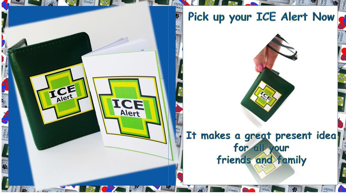ICEAlertwallet's tweet image. Its more vital than every to carry your ICE (In Case of Emergency) wallet with you.  Inside is a booklet which you fill out with your health details and includes a Pet at Home section and emergency contact.  Take a look at heartfelt-products.com Can you afford to be without One!