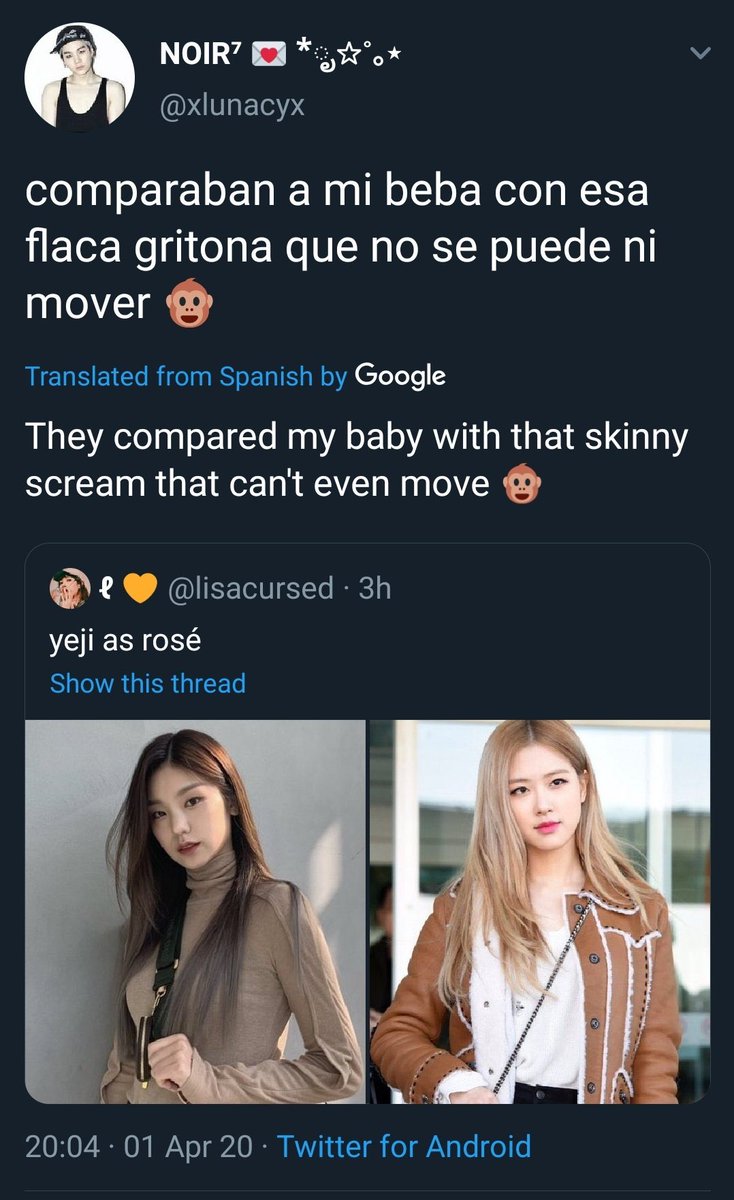 Last two tweets are literally saying "Jennie kiII y0urself"
