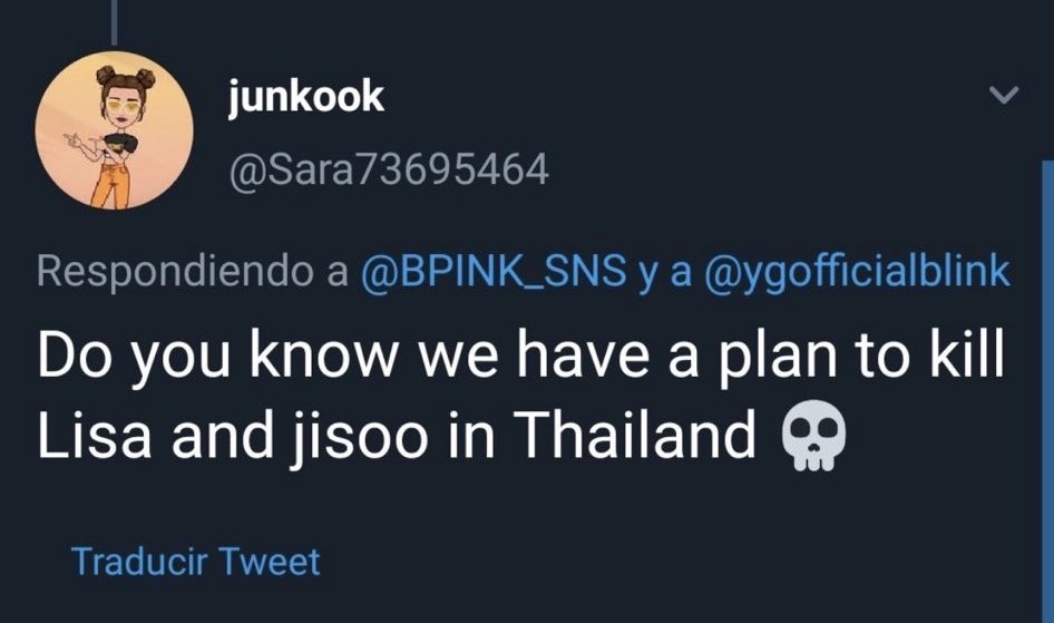 Last two tweets are literally saying "Jennie kiII y0urself"
