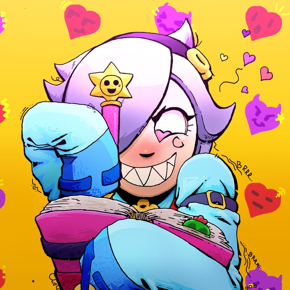 36 Best Images Brawl Stars Star Shelly Fan Art Brawl