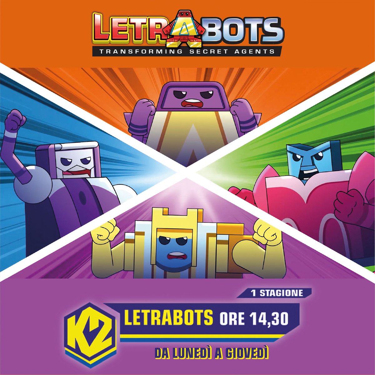 Curious about <a href="/DogheadA/">DogHead Animation</a> last challenge? Stay tuned on #K2 from Monday to Thursday at 2:25PM. #Letrabots brand new series is now on-air! 😍
