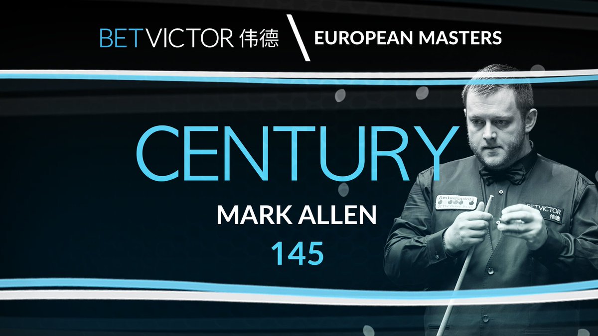 Wow. 

That's FOUR consecutive tons for Allen... 
1️⃣ more would set a new record 😮 

And he said he was rusty... #BvEuroSeries