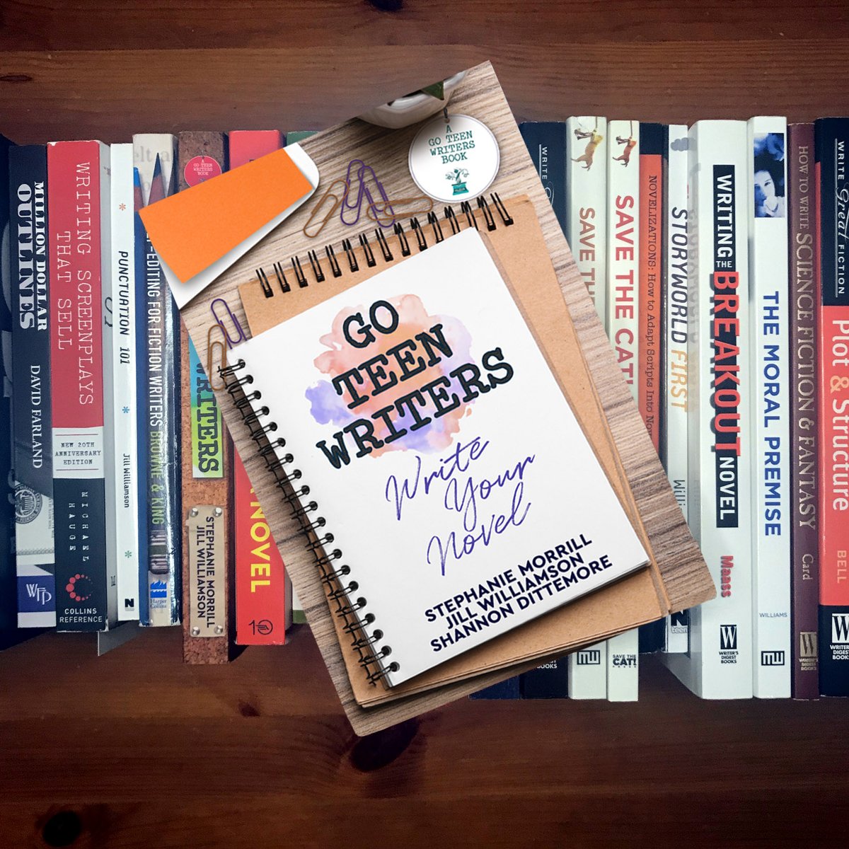 🌟Cover Reveal 🌟 If you’re new to writing or struggle to finish books all the way to the end, this book is for you!

More info:  GoTeenWriters.com/WriteYourNovel

#WriteYourNovel #GoTeenWritersBook #GoTeenWriters #StephanieMorrill #JillWilliamson #ShannonDittemore