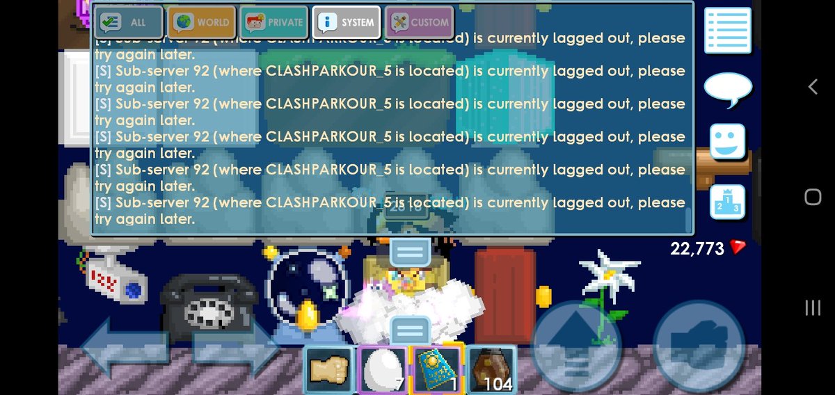 Three6GT's tweet photo. @growtopiagame THANK YOU FOR WASTING MY TICKET. BEST SERVERS EVER https://t.co/Q6FzQiLDi0
