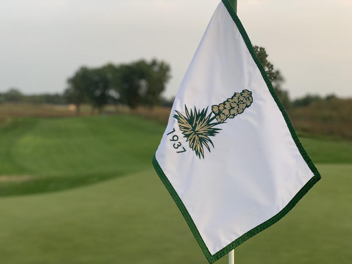 Unfortunately I couldn’t take you all with me to  @prairiedunescc, but here is a snapshot of Perry Maxwell’s stunning course on the dunes. I tried to find the best photos on the camera for you! 2nd photo haze from CA wild fire all the way in Kansas!!! @TheTsl