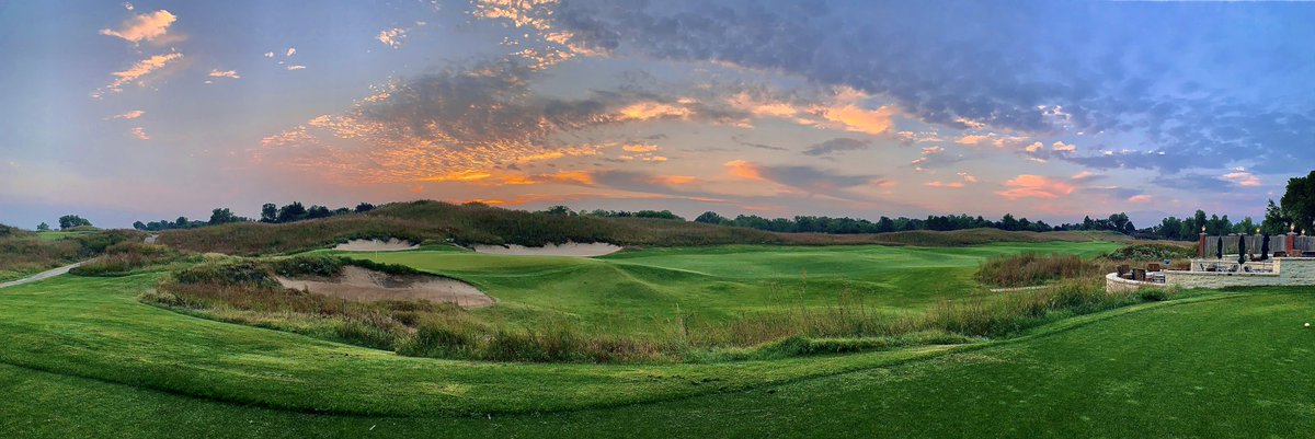 A series of greens in the morning at  @prairiedunescc. Unfortunately photos never capture the true contours of greens. These greens are the best 18 I have ever putted on.  #GolfHistory