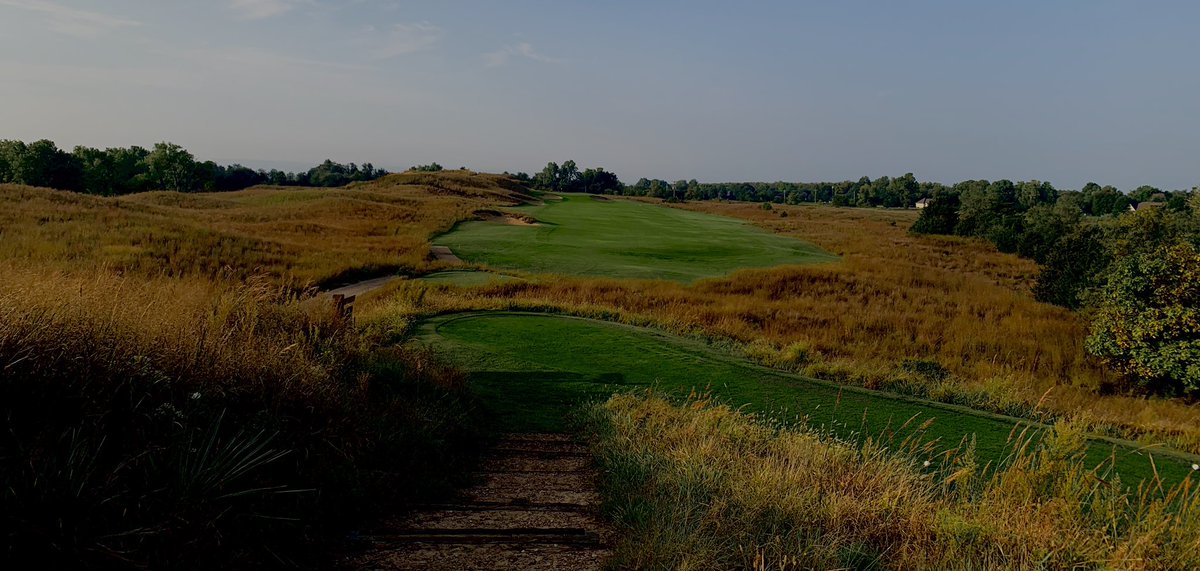 I have been told the Fall is the best time to experience  @prairiedunescc, and its impossible to argue when you see the flair of the tapestry of colors.  #GolfHistory