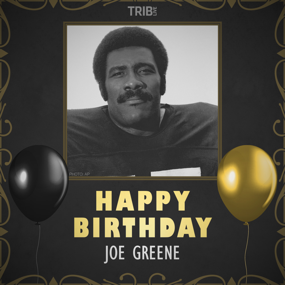 Happy Birthday to Steelers legend \"Mean\" Joe Greene!  
