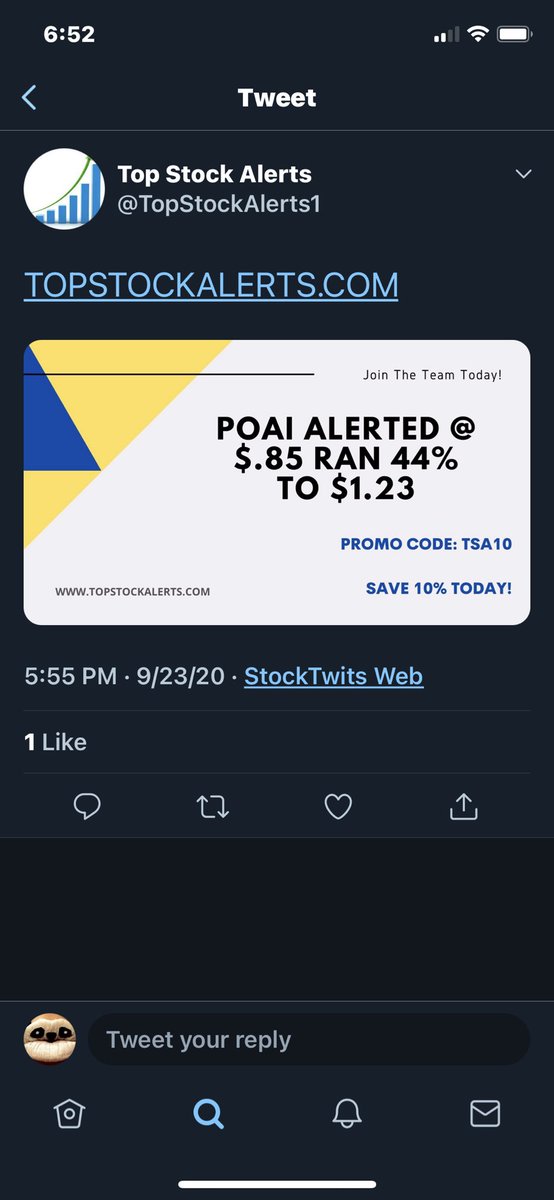 NotAlerts's tweet image. Just telling the truth here $POAI #TopStockAlerts
