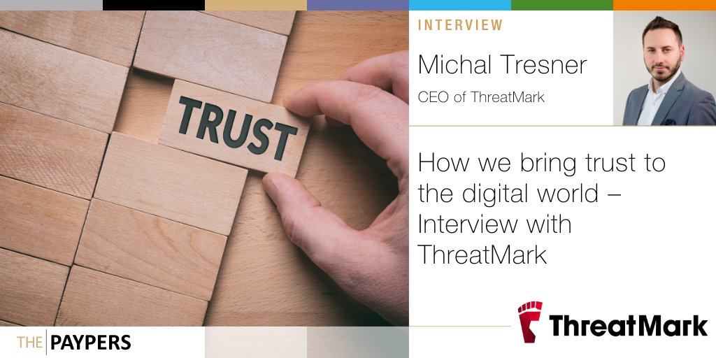 Interview with Michal Tresner of <a href="/ThreatMark/">ThreatMark</a>: "We provide a  trust-first anti-fraud solution to the #businesses so they can secure seamless #userexperience to legitimate users while keeping the fraudsters away": bit.ly/365epos

#security #fraudprevention