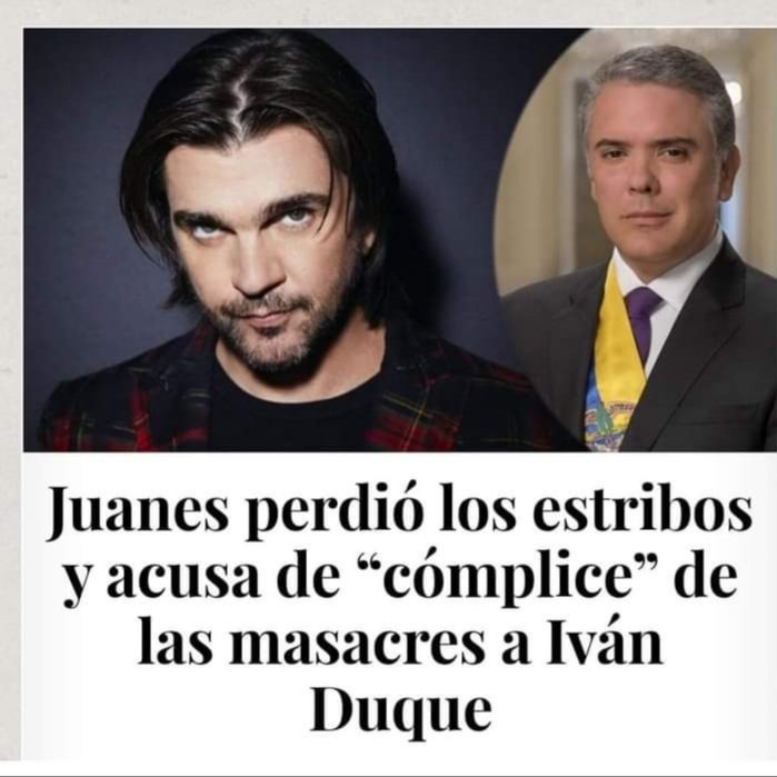 Eclides3's tweet image. Juanes no perdió los estribos, encontró la verdad.