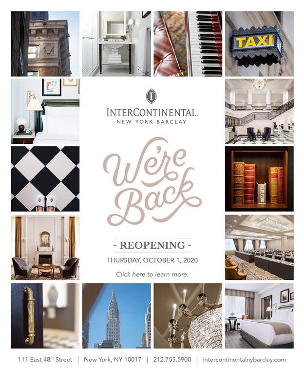 Carlacan's tweet photo. Reopening October 1 in New York City! #ICNYBarclay https://t.co/L11MUjvo3n