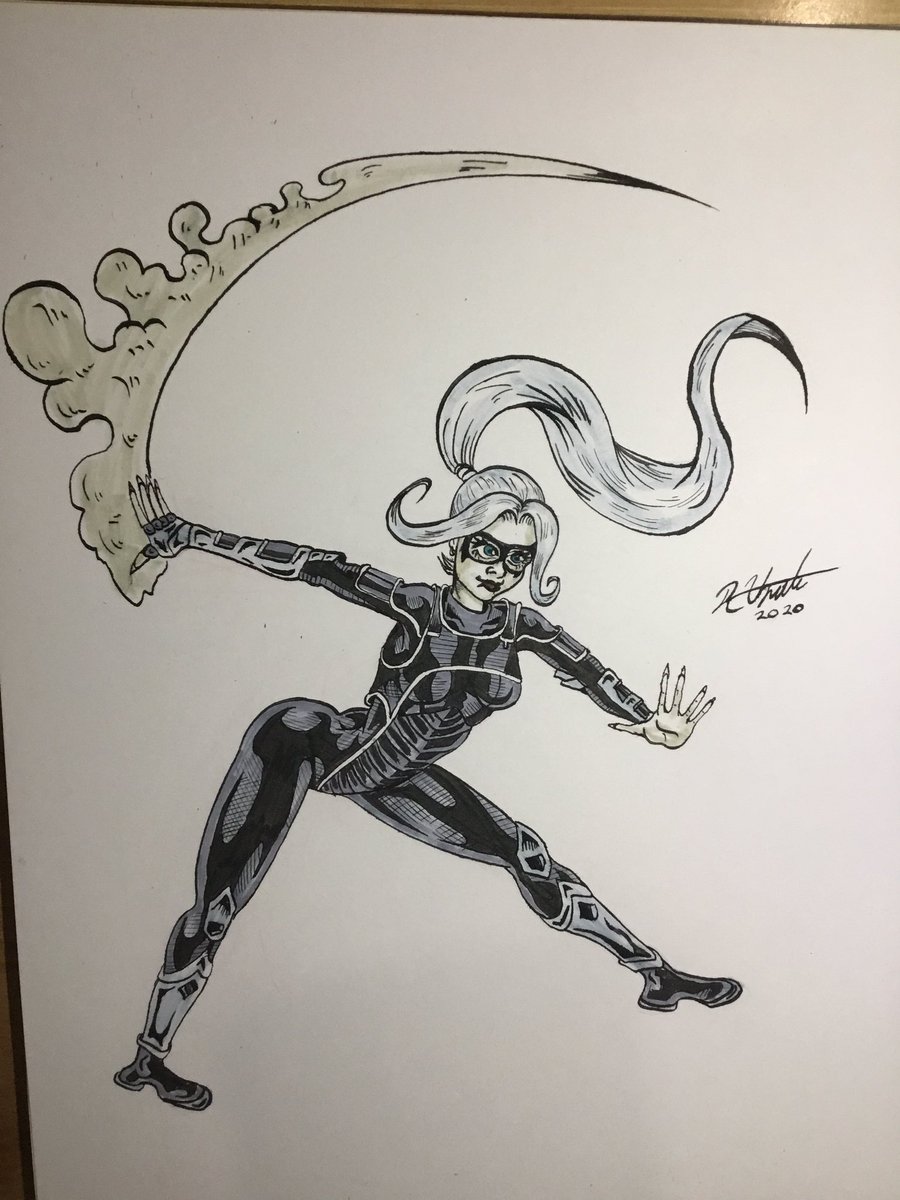 #blackcatspiderman #feliciahardyblackcat #fanart #marvelcomics #spidermanps4art #traditionalart