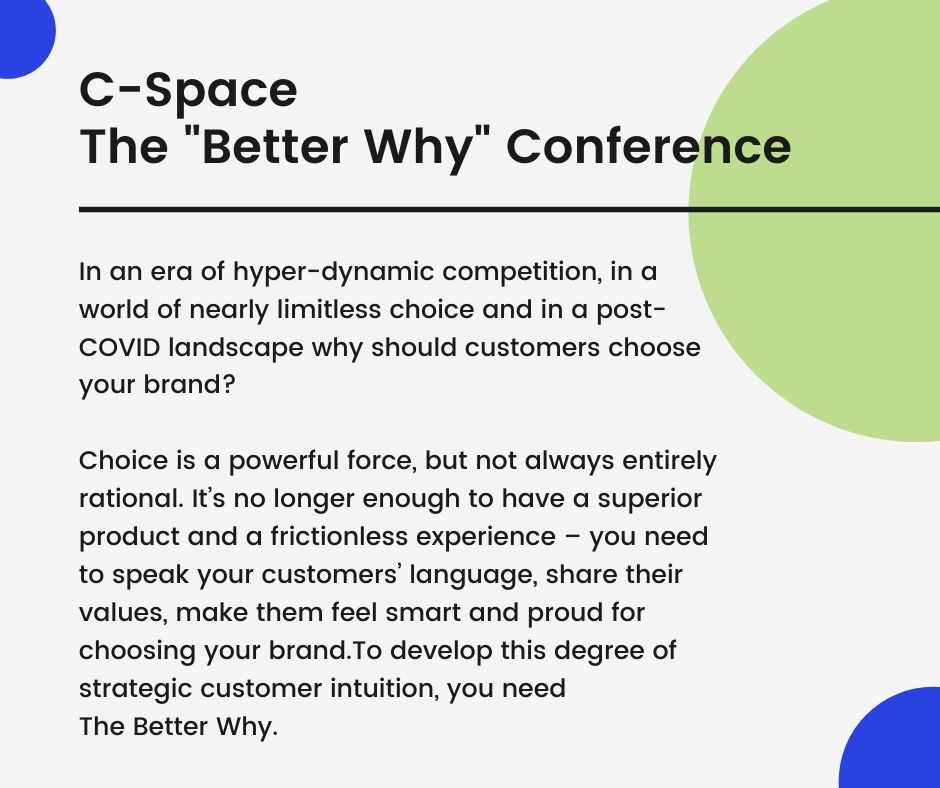 amreed2's tweet photo. Join me and incredible speakers Tom Fishburne, Jami Guthrie, Jessica DeVlieger, and more - Happening in one hour!
#C_space #thebetterwhy #marketinginsights #consumerinsights https://t.co/3vkElQr6Ym