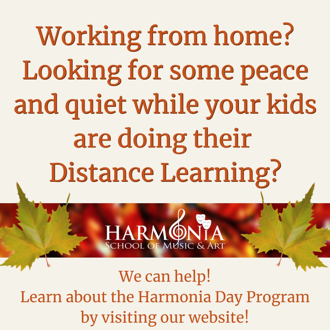 HarmoniaSchool's tweet photo. Now registering for October! Call us if you have any questions!! 703-938-7301
.
.
.
#distancelearningsupport #givemomabreak #workingfromhome #harmoniadayprogram #harmoniaschool #musiclessons #musicactivities #theaterclasses #theateractivities #musicislife https://t.co/CrXBYkI5lu