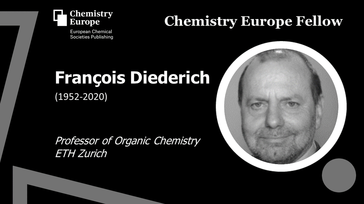 It is with profound sadness that we announce that our Chemistry Europe Fellow François Diedrich passed away.
