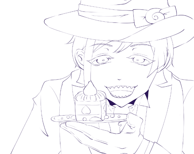 ケーキ持ってるフロくんおわらない 
