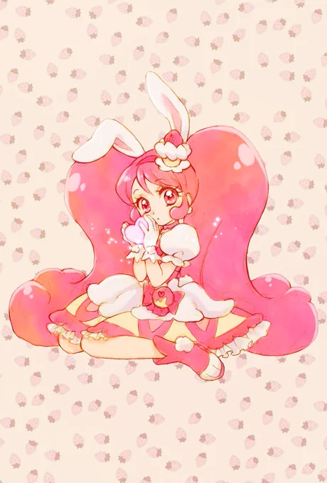 キュアホイップ
 #プリキュア版深夜の真剣お絵描き60分一本勝負 