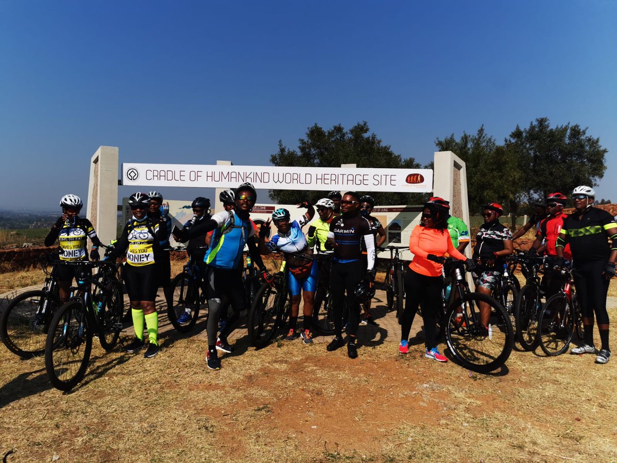 Well spend heritage day at Heritage site with @Mpongocyclingclub