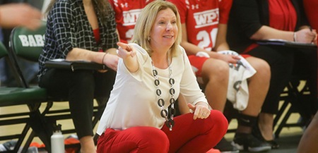 WPIWBasketball's tweet photo. As part of a reimaged #WPIHomecoming, we’ll are announcing our inductees for the next WPI Athletics Hall of Fame class.  Next up is head @WPIWBasketball coach Cherise Galasso - Congratulations Cherise!  
Our next inductee will be revealed Thursday afternoon @cwgalasso #d3hoops https://t.co/TC3yEWiARZ