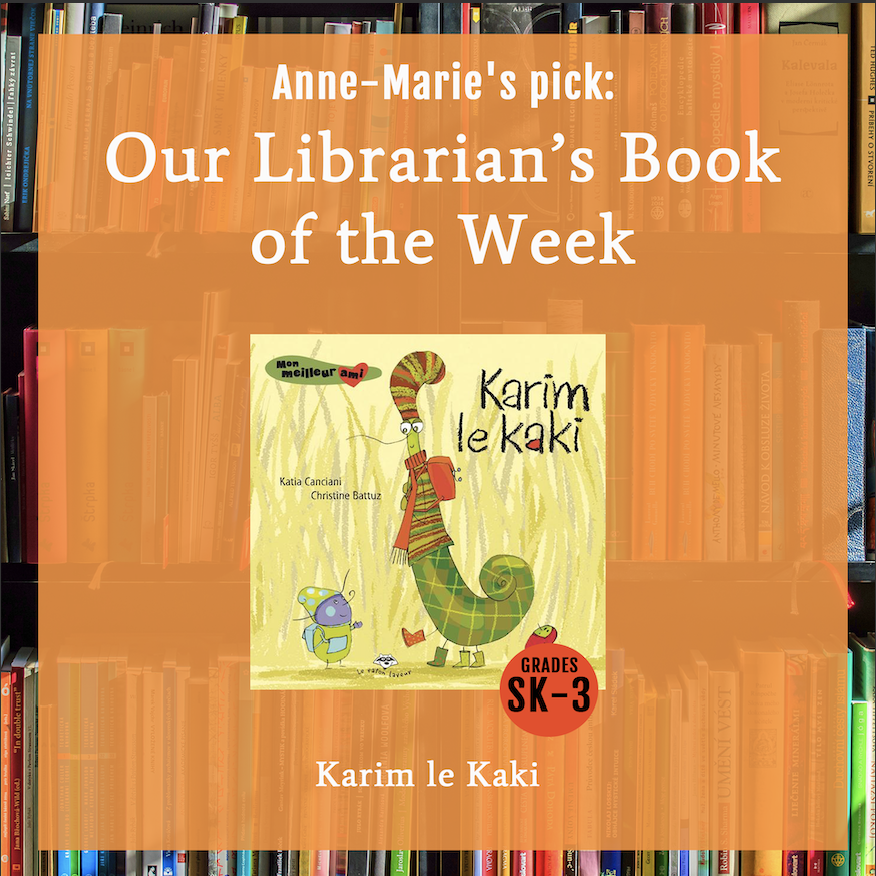 Librarian's #book of the week!📚💛 Karim le Kaki follows the adventures of Karim, and with a simple, emotional plot that educates the readership of the experience some immigrants have on arriving in a foreign country.