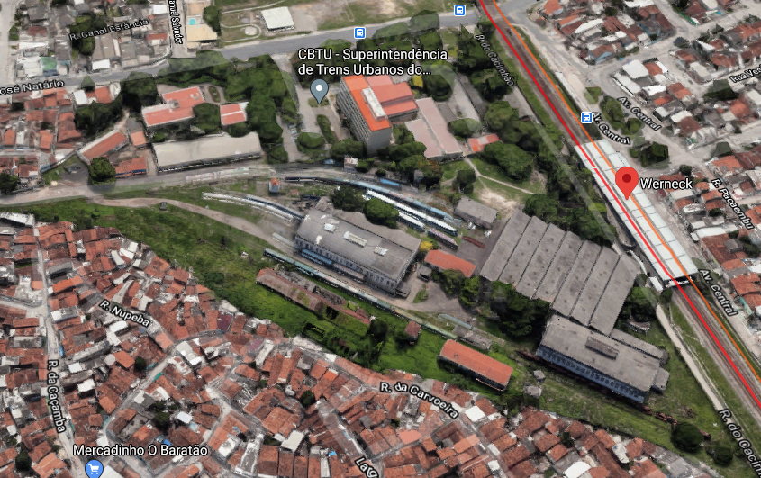 A história da ferrovia do Recife também tem muito a ver com a Z.O. Entre Areias e Jd. São Paulo ficava o grande depósito de locomotivas da cidade, o Parque Ferroviário Edgard Werneck, nome que homenageia o engenheiro da companhia ferroviária inglesa Great Western. +