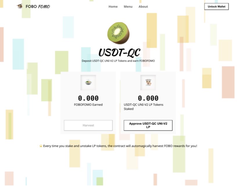 QuickCashGlobal's tweet photo. QC support on the DeFi platform @fobofomo has now been launched. FOBOFOMO allowing you to put your #QC to work to earn amazing FOBO token rewards! Here at Qcash (QC) we are working hard to provide you with more #DeFi opportunities for mining and profit! 

#stablecoins #Crypto https://t.co/x28zsNMBr2