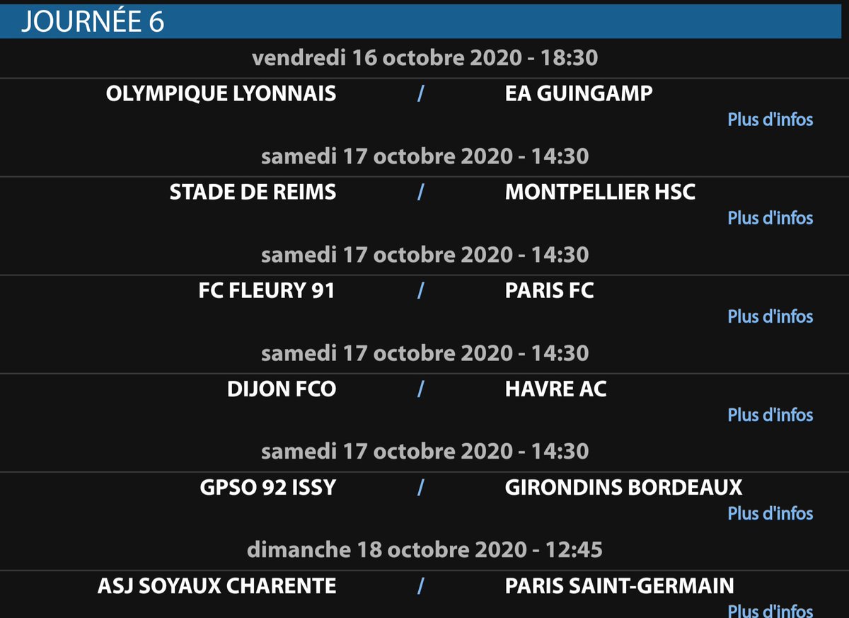 Programmation J6 #D1Arkema 
Vendredi 16 octobre 18h30