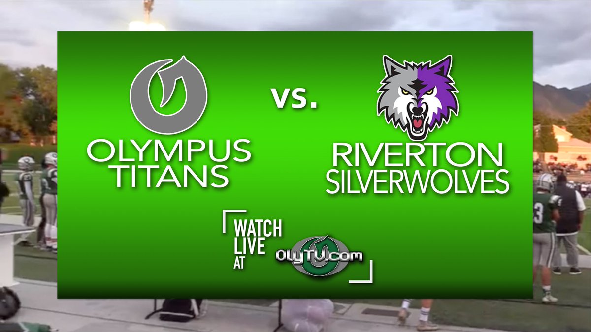 Friday Night football is the 2020 Olympus Homecoming game! Stadium is limited to family only, so catch the game LIVE on OlyTV.com. Commentary by <a href="/FrankieGoodson2/">Frankie Goodson</a>! Kickoff at 7pm. <a href="/ohtitans/">Olympus Titans</a> <a href="/GSDSports/">GSD Sports</a> @RivertonHS <a href="/RSWsports/">Riverton High Sports</a> <a href="/jordandistrict/">Jordan District</a>