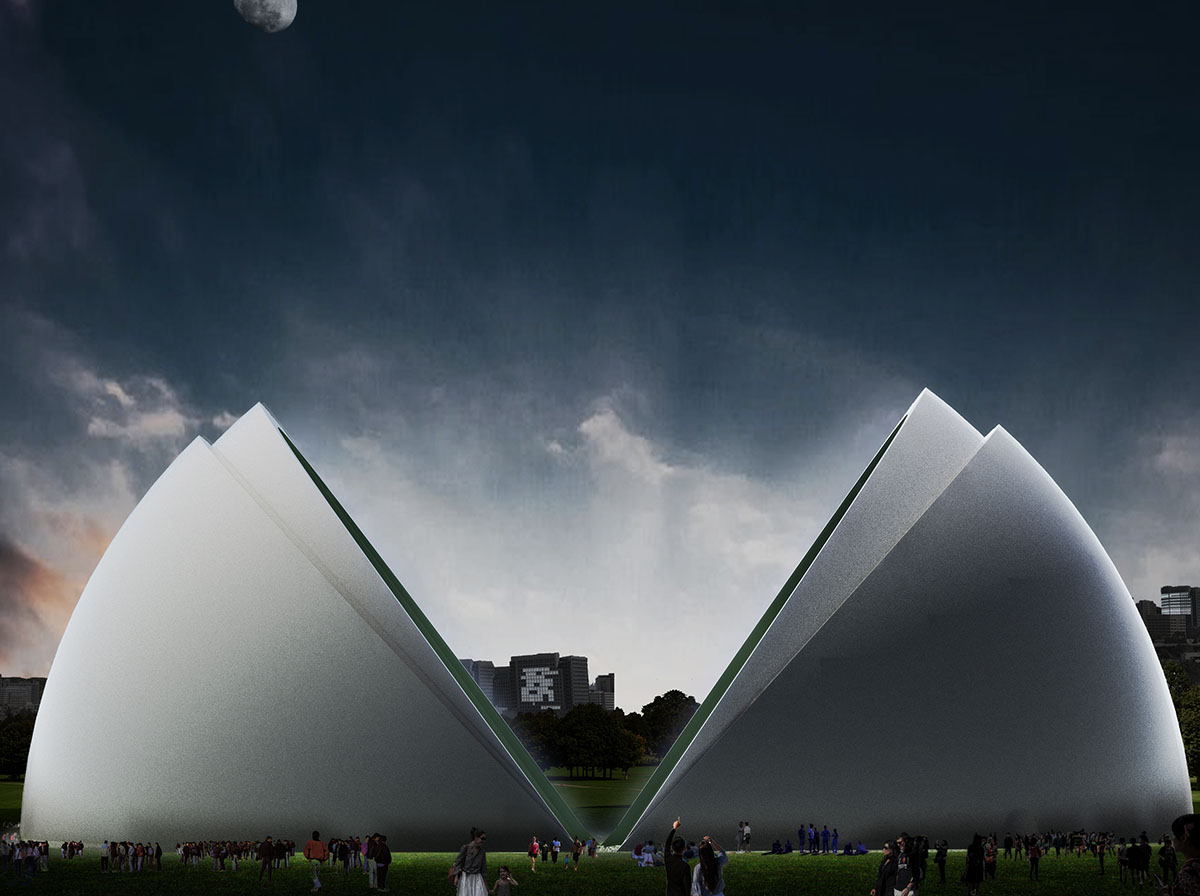 WACommunity's tweet image. Ulf Mejergren Architects designs The Shell with configurable roof structure San José, California: worldarchitecture.org/architecture-n… #architecture